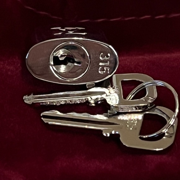 Silver LV Lock & Key #315 - Picture 4 of 4